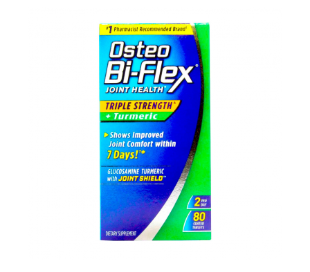 OSTEO BI-FLEX 2 PER TRIPLE ST+ TURMERIC *80 CAP-09
