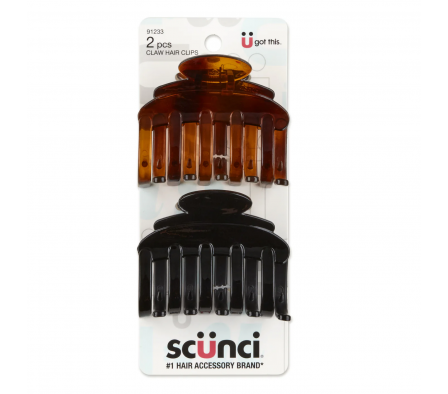 Scunci Peineta Agarre Estilo Quijada - 2 unidades