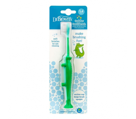 Dr Browns Cepillo De Diente Cocodrilo Verde