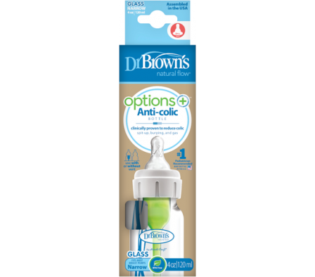 Dr Browns Biberon Anticólico de Vidrio 120ml