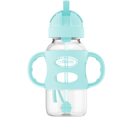 Dr Browns Botella Con Pajita Celeste 250ml