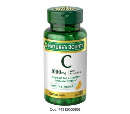 Natures Bounty Vitamina C 1000 x 100 Capsulas