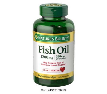 Natures Bounty 1200mg 120 Cápsulas