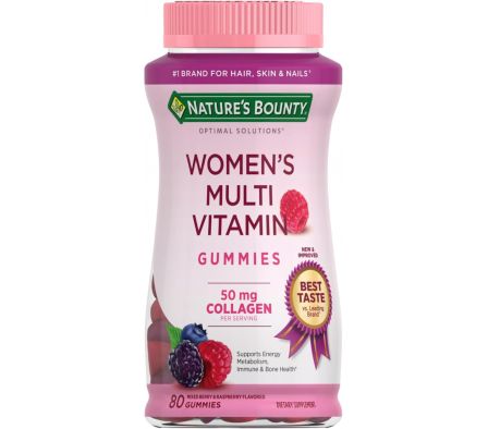 Natures Bounty Multivitaminas Women 80 Gummies