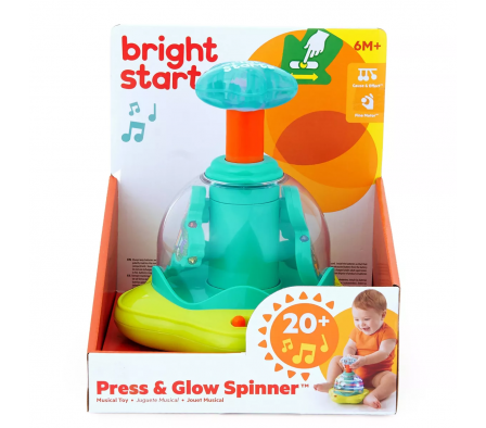 Bright Starts Spinner Press On Glow