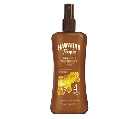 HawaiianTropic Aceite Broncead Tanning SPF4 240ml