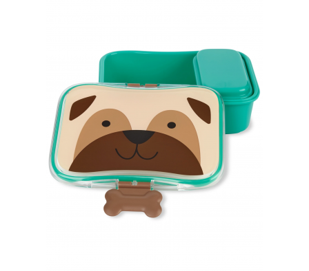 SkipHop Contenedor Lonchera 2 en 1 Perro