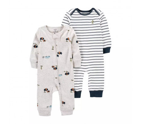 Carters Pack 2 Monitos Niño 3M