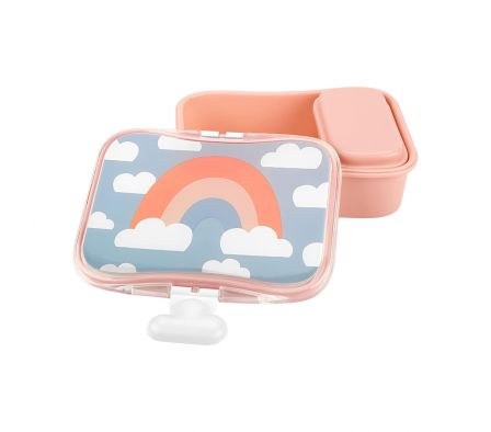 Skip Hop Contenedor Lonchera 2 en 1 Arcoiris