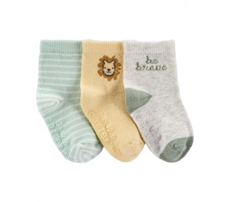 Carters Pack 3 Medias Algodon Niño 3-12M