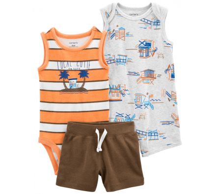 Carters Pack Monito Corto + Short 6M