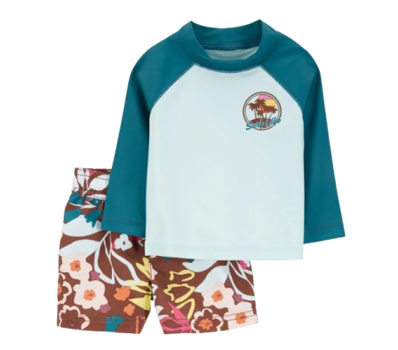 Carters Traje de Baño Tropical C/ UPF+50 9M