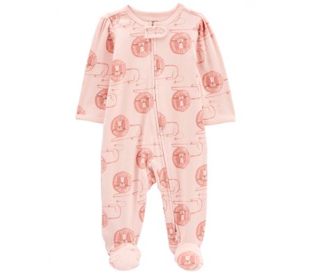 Carters Pijama 1PC c/Pie Térmico Leon 9M Niña