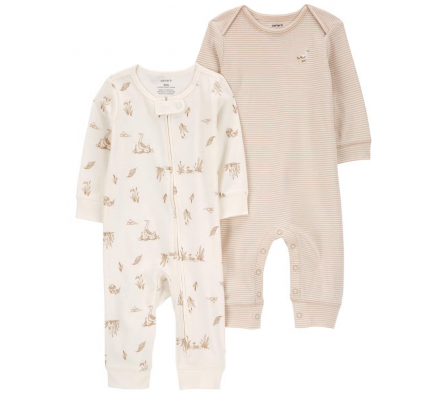 Carters Pack Monitos Pato Algodón Unisex 6M