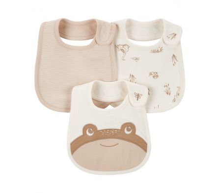 Carters Pack 3 Baberos Dentición Unisex