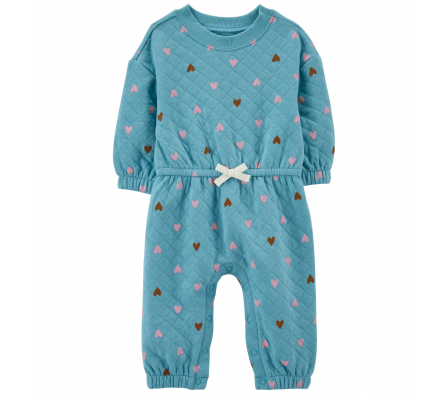 Carters Monito Capitoneado Coraznones Niña 6M