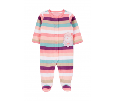 Carters Pijama C/Pie Búho Micropolar 6M