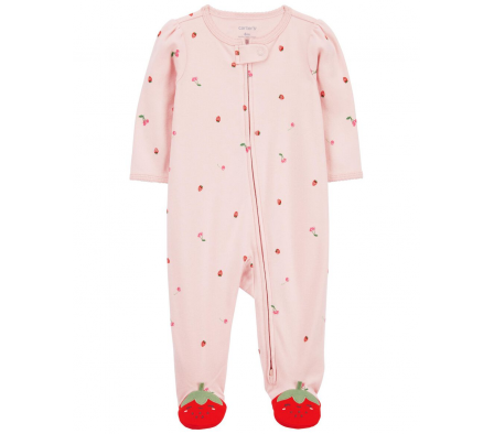 Carters Pijama c/Pie Frutillas Niña 3M