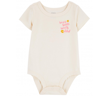 Carters Body MC Marfil Estampado Niña 6M