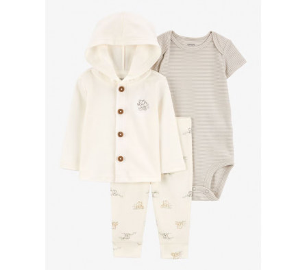 Carters Pant Saco Body Elefantes Unisex 9M