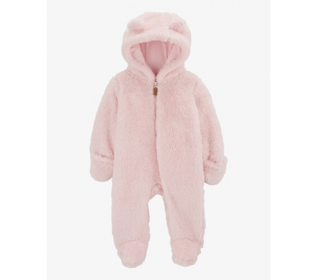 Carters Mono Rosado Sherpa Niña 6M