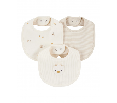 Carters Pack 3 Baberos Patito
