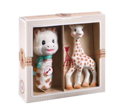 Sophie La Giraffe Set Mordedor+Sonajero Peluche
