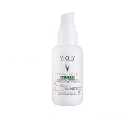 Vichy Crema Solar UV Clear Fluida SPF50+ 40 ml
