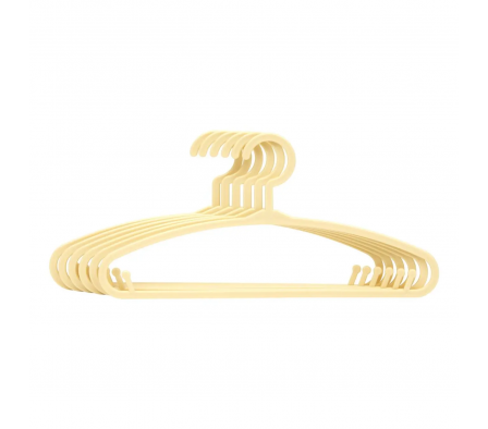 L´Instant Deco Perchas Infantiles Amarillo 6 pcs