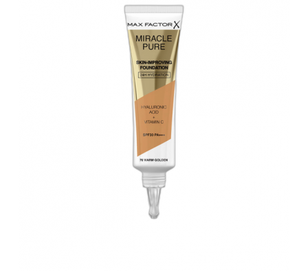 MaxFactor Miracle Pure Base Líquida Warm Golden 76