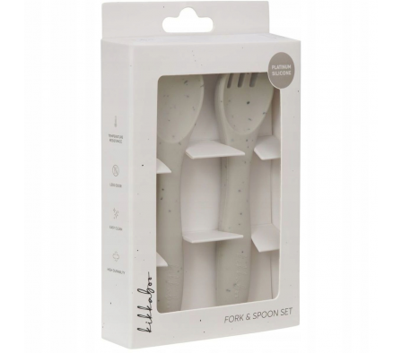 Kikkaboo Juego Utensiliios Silicona Sand