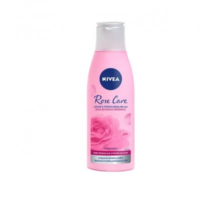 Nivea Face Leche Y Tónico Rose Care 200ml