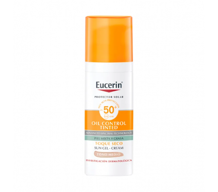 Eucerin Sun Facial Toque Seco FPS50 50ml Medio