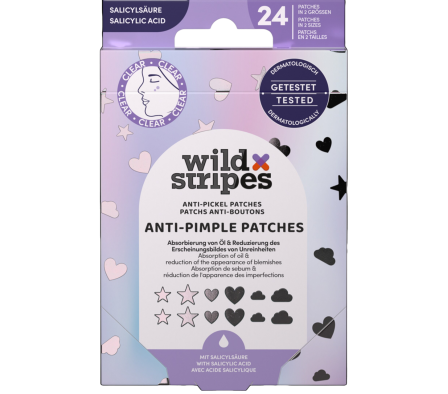 Wild Stripes Anti-Pimple Patches Holo Clear 24U