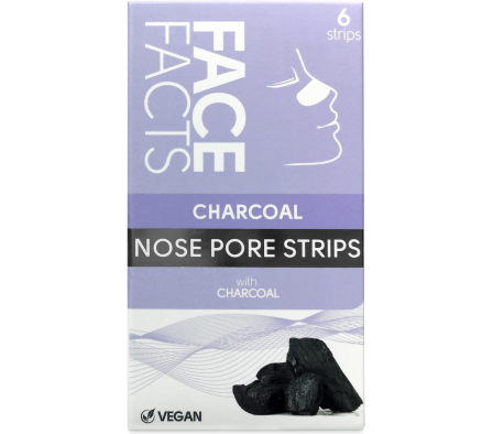 FaceFacts Bandas de Carbon p/Poros de Nariz 6pcs