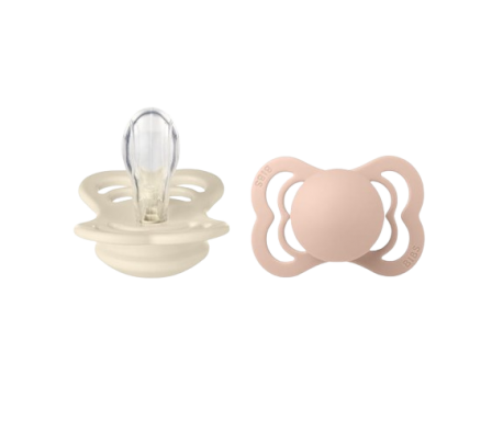 Bibs Chupete Supreme Blush/Yvori 6m+ 2 Unid