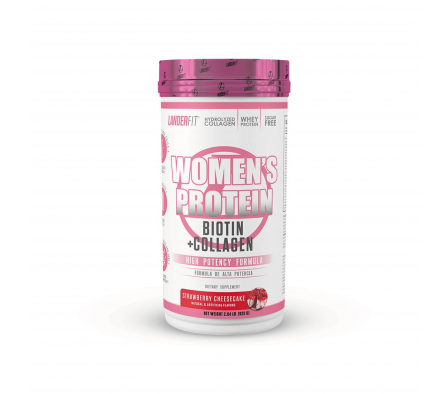 Landerfit Women's Protein Biotin + Collagen Strawb