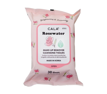 Cala Toallitas Desmaquillantes Agua de Rosas 30 Un