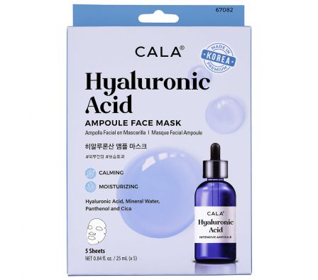 Cala Ampolla Facial Máscara De Ácido Hialurónico