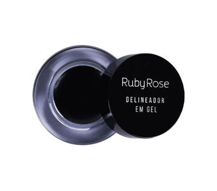 RubyRose Delineador en Gel Negro 