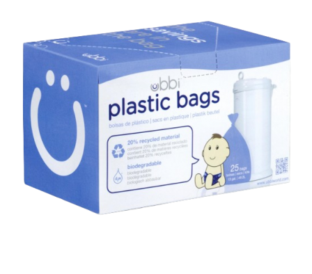 Ubbi Bolsas Plasticas 25 Unidades.