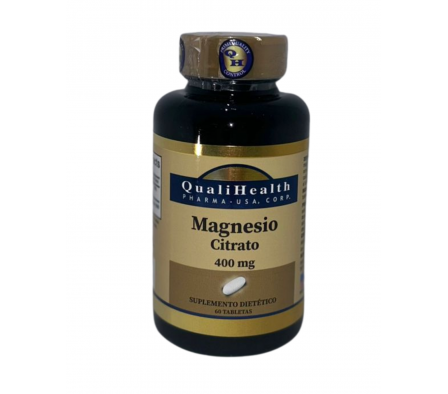 Qualihealth Magnesio Citrato 400mg 60 Caps