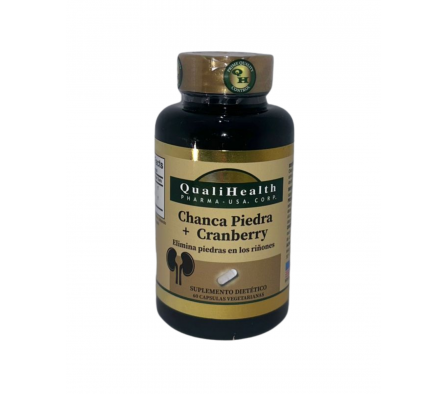 Qualihealth Chanca Piedra + Cranberry 60 Caps