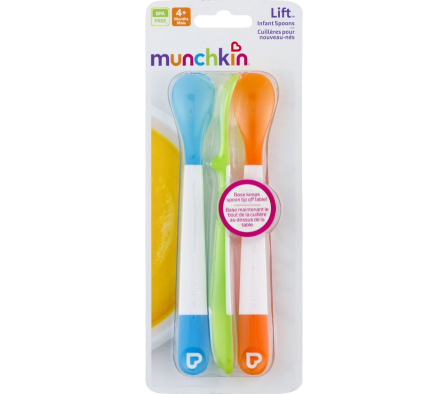 Munchkin Set de Cucharas Lift C/ Base Elevada 