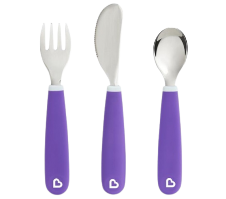 Munchkin Juego de Cuchara-Tenedor-Cuchillo Splash