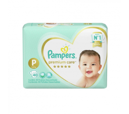 Pampers Pañal Premium Care P 40 Unidades