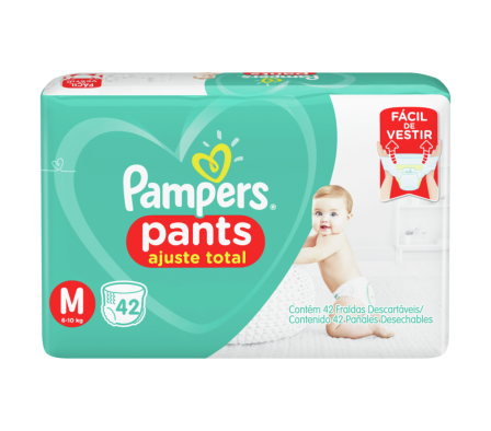 Pampers Pañal Pants M 42 Unidades