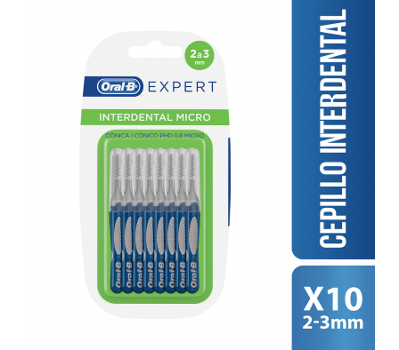 Oral-B Cepillo Dental Interdentales 2-3mm x 10 Uni