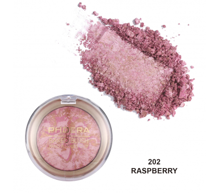 Phoera Blush en Polvo Baked Raspberry 202