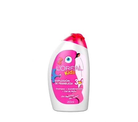 Loreal Kids Shampoo+Acondicionador Frambuesa 265ml